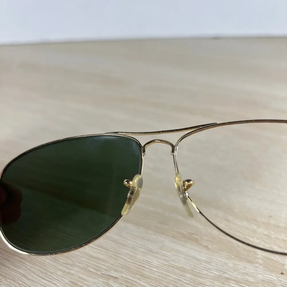 Ray-Ban RB3362 Cockpit 001 Sunglasses Gold Metal READ DESC FRAMES ONLY 59-14